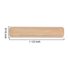 1000 PCS 5/16″ X 1 1/2″ Wooden Dowel Pins, Straight Dowel Rods Made of Hard Wood