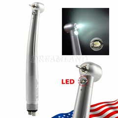 Dental LED E-generator Fiber Optic High Speed Handpiece 2Holes 4-Holes FDA