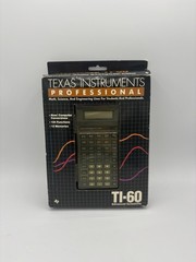 TEXAS INSTRUMENTS TI-60X NOB New Scientific Calculator Advanced Functions Italy