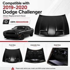Front Hood Panel 2019-2020 Dodge Challenger 68423292AB