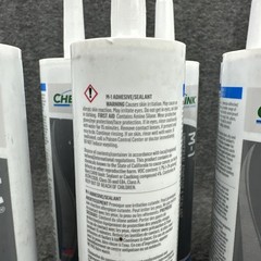 11 Pack Chemlink M-1 Black Universal Structural Adhesive & Sealant Cartridge NEW