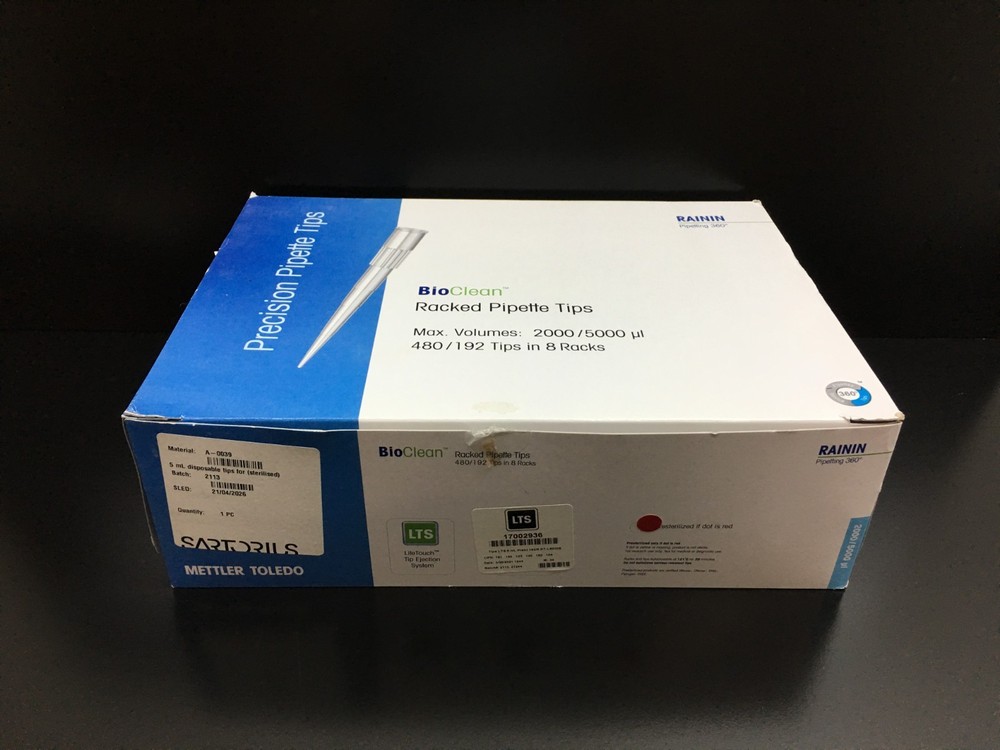 Mettler Toledo Rainin REF 17002936 Racked Pipette Tips LTS 5mL RT-L5000S