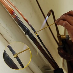 40 Pcs Brass Welding Rods 3/32 in Brazing Rods Brass Rod for DIY Craft Drift …