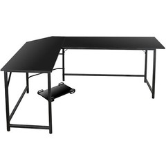 66″ L-Shaped Gaming Desk Corner Computer Desk PC Laptop Study Table Workstation