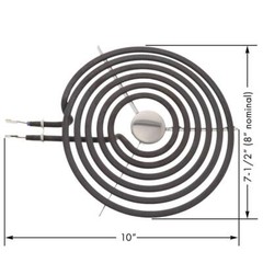 Exact Replacement for GE WB30M2 Range Burner 8″ Large Element Stove Eye