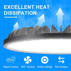 10 Pack 200W UFO Led High Bay Light Industrial Commercial Factory Gym Shop Light