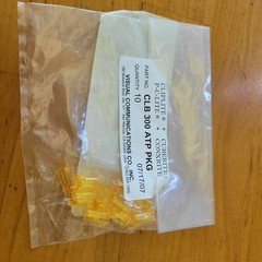 VCC CLB 300 ATP Amber 5mm LED Panel Lenses CLIPLITE NOS Lot of 10