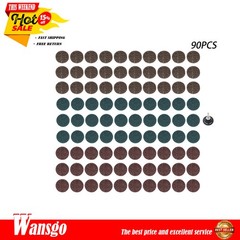 2 Inch Fine Medium and Coarse Torque Sanding Discs Set with 1/4″ Holder – 90 Pcs