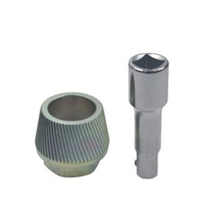 1.5” Tub Drain Extractor with 1/2” Socket Bathtub Remover Colourful Galvanized