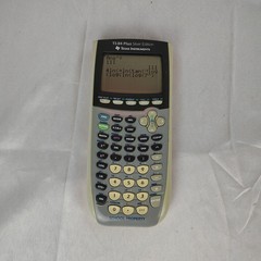 Texas Instruments TI-84 Plus Silver Edition Graphing Calculator Yellow Gray