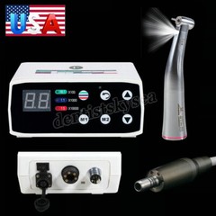 Brushless Electric Micro Motor + 1:5 increasing Fiber Optic Contra Angle