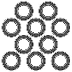 Caltric 69-22-2RS 69/22-2RS 69/22 Single Row Rubber Sealed Ball Bearings 22x39x9