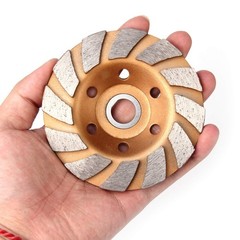 4 Inch Diamond Grinding Cup Wheel – Turbo Segments for Fast Material Removal