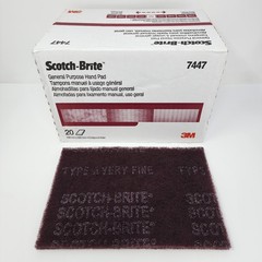 3M 7447 Scotch-Brite General Purpose Hand Pad 6″ x 9″ (20 Pads)