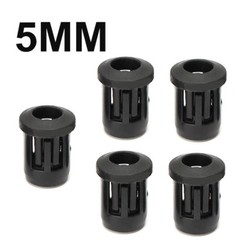 3mm 5mm 8mm 10mm LED Black Plastic Lamp LED Diode Holder Black Clip Bezel Mount