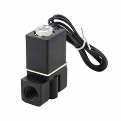 Electric Solenoid Valve 1/8″ AC 110V 2Way Normally Closed Made of Nylon Aluminum