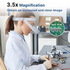 Bio-Art Magnifying Lens High Visual Magnifying Loupes 3.5X Headband Magnifier