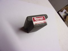 STARRETT Salesman Samples. Black Granite Surface Plate 1x2x3″ w/hand grips