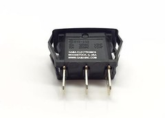 Single Pole Double Throw On-Off-On Rocker Switch 16A@125VAC 10A@250VAC/12VDC