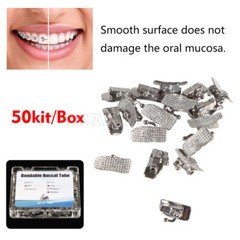 Dental Bondable Non-Convertible Single MBT 022 Buccal Tube FDA CE
