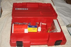 Hilti DX36M Powder Actuated Nail Stud Case ONLY w Some Accessories (Fastner/Nail