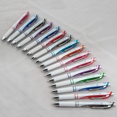 Pentel EnerGel Pearl Retractable Liquid Gel Pen, (0.7mm), Medium Line, Assorted
