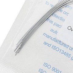 Dental Orthodontic Super Elastic Niti Rectangular Arch Wires Ovoid/Natural