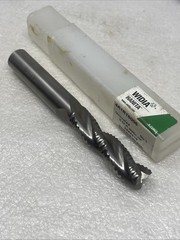5/8” Hanita Widia Carbide 3 Flute Roughing End Mill, Extra Length, 5” OAL