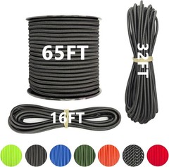 1/4″ x 32′ Marine Grade Bungee Cord Elastic Shock Cord, Kayak Stretch String …