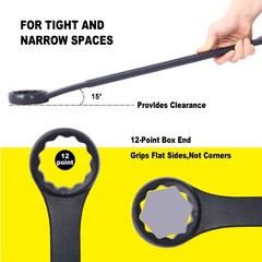 11PCS Combination Wrench Set extra large SAE 1-5/16” to 2” Carbon Steel Wrench