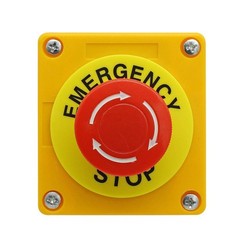 Red Mushroom Emergency Stop Shut Off Push Button Switch NO + NC 22mm CNC Gecko