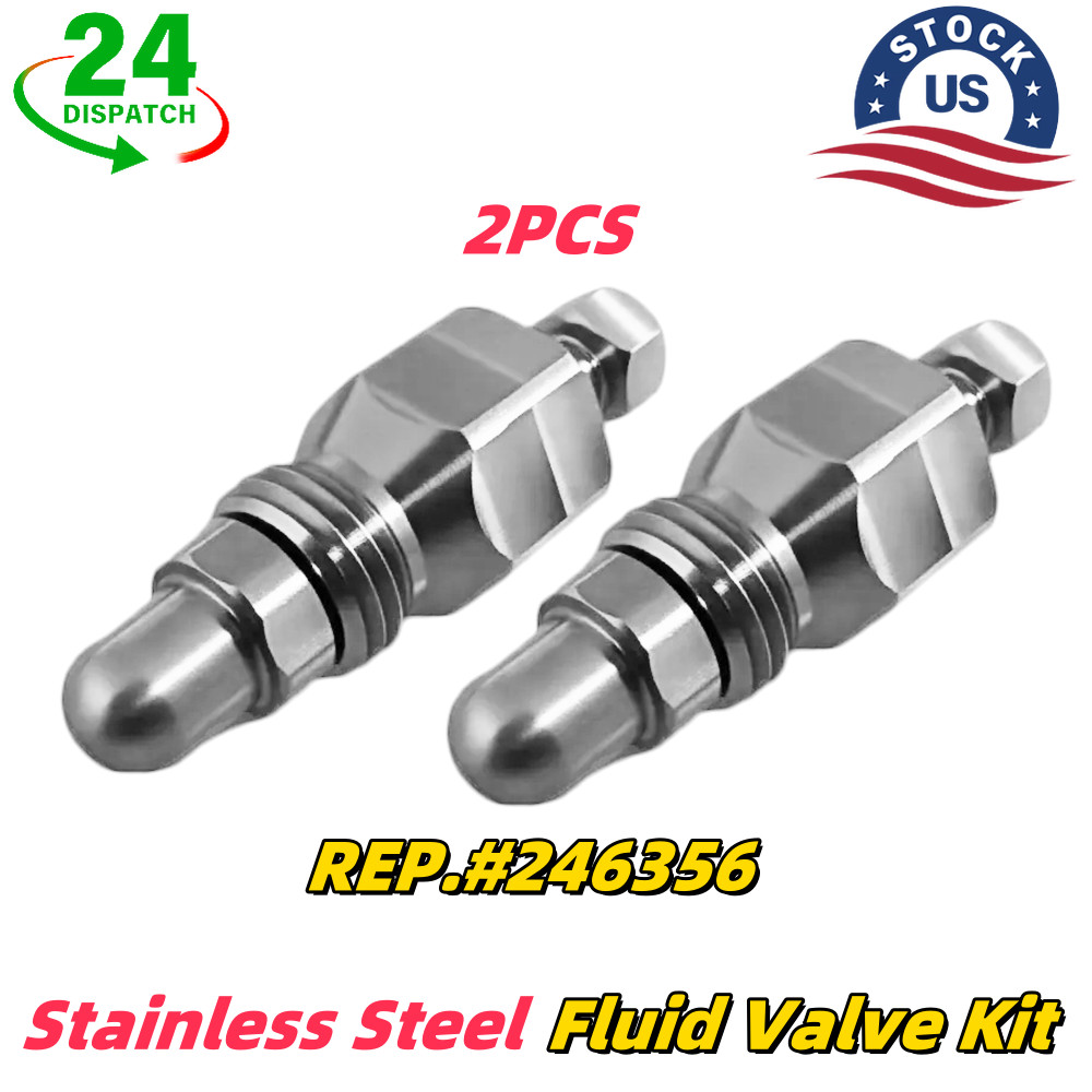 For Fusion Air Purge AP Spray Gun Stainless Steel Fluid Valve Kit 246356