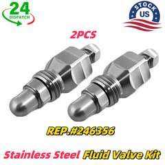 For Fusion Air Purge AP Spray Gun Stainless Steel Fluid Valve Kit 246356