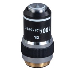 OMAX 100X (Oil, Spring) Achromatic Compound Microscope Objective Lens – NEW