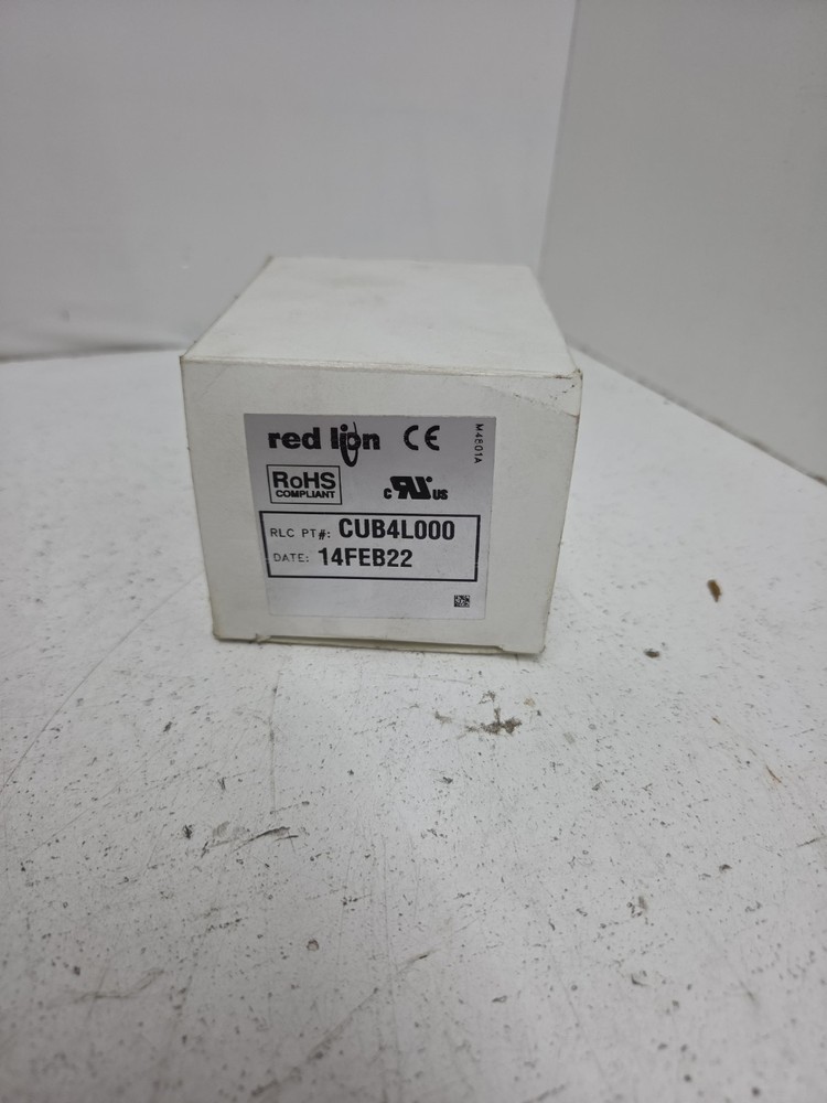 RED LION CUB4L000 Counter,LCD,6 Digits,1.51″ D 793JF2 **NOS**