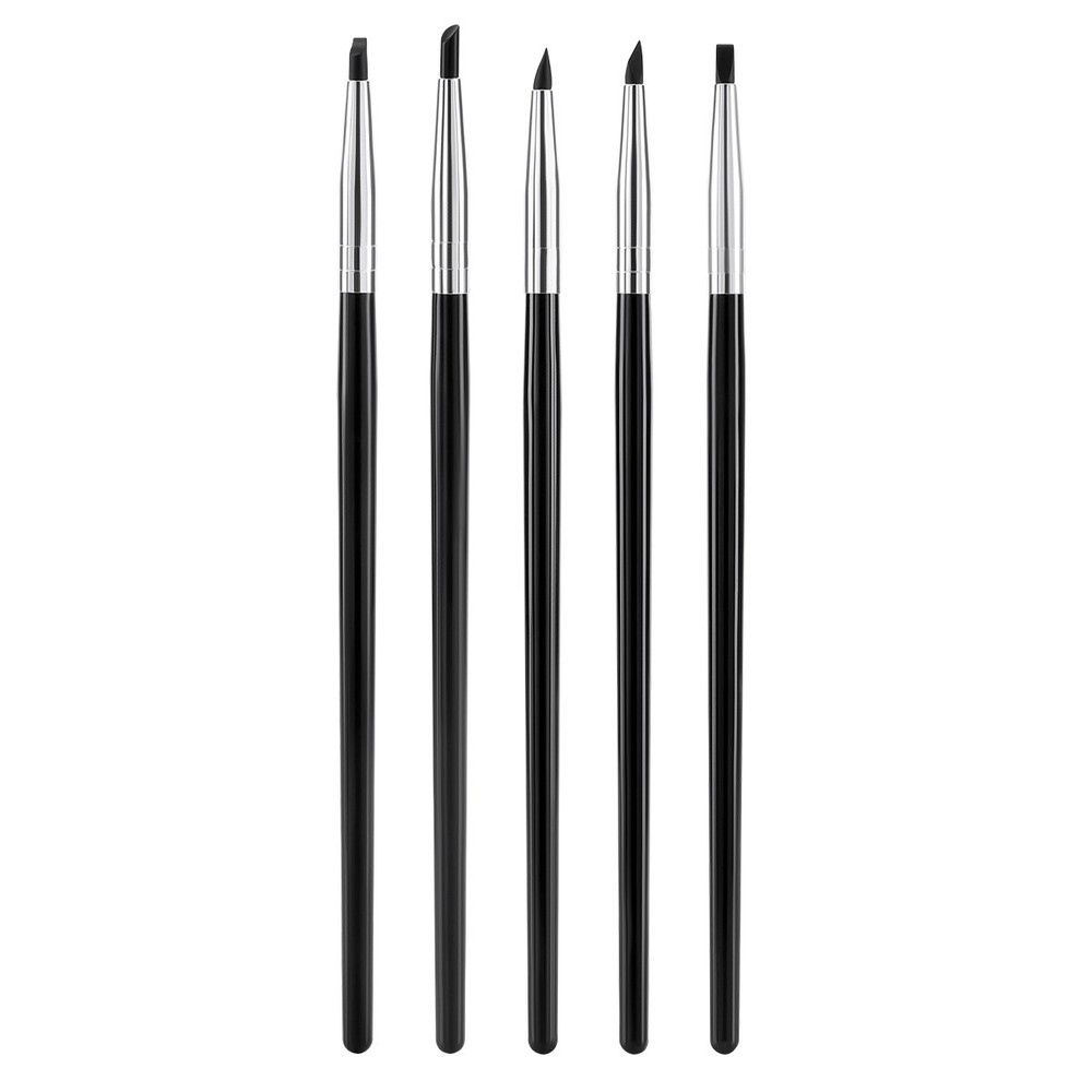 Dental Composite Resin Brush Porcelain Teeth Silicone Pen Silicone 5Pcs /Set