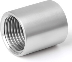 10PCS 304 Stainless Steel Cast Pipe Fitting, Coupling, 1/2″ X 1/2″ NPT Female Th