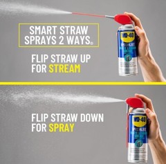 6 Pack WD-40 White Lithium Grease Spray W SMART STRAW SPRAYS 2 WAYS 10 OZ Cans