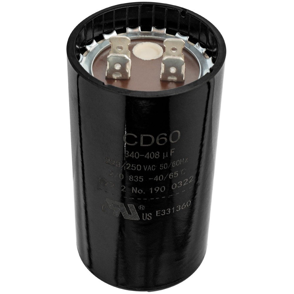 340-408 uF 340/408 MFD 220-250 VAC Volts Â±20% Round Start Capacitor 50/60 Hz