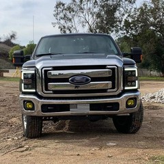 Fog Lights Ford F250 F350 F450 F550 Super Duty 2011-2016 Yellow Lens Harness
