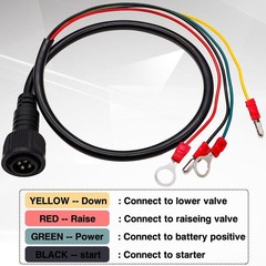 4 Wire Remote Control Switch 12V DC for Dump Trailer Truck Lift