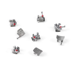 Dental Brackets Orthodontic Braces Mini Monoblock Mesh Base Roth/MBT 0.022/0.018