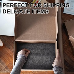 Frienda 12 Pcs 12″ x 8″ x 0.5″ Polyethylene Foam Sheet Thick Black Packing Foam
