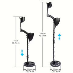 Deep Ground Metal Detector For Adults Underwater Beach Yard Waterproof Seeker