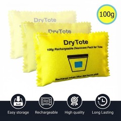Rechargeable Silica Gel Desiccant Packs (25) – Color Indicating Moisture Absorbe