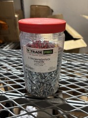 8 x 3/4″ Hex Washer Head Sprint Point Zinc Screws 1000ct Jar TP-8X3/4TPM