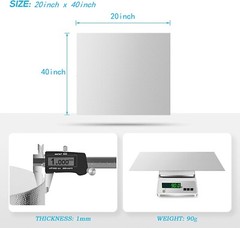 Aluminum Sheet Backed Self-Adhesive 20” X40″ Thermal high temperature resistant