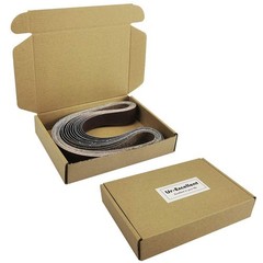 12 Pcs 1×30 Sanding Belts Aluminum Oxide 80 120 150 Grits for Sander