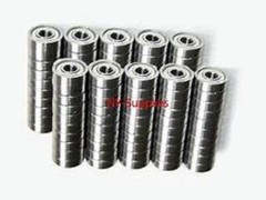 100 pcs 608-ZZ Ball Bearings 8mm x 22mm x 7mm – Metal sides shields, 608 Bearing