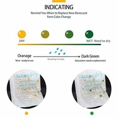 10 Gram x 30 Packs Food Grade Silica Gel Desiccant Packets Orange Color Cobalt